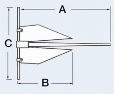 FORTRESS, zerlegbarer Faltanker 3,2kg