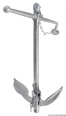 Stockanker mit hochklappbaren Flunke 35kg