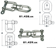 Kettenwirbelsch�kel mit Gabel+ Gabel D 5mm