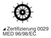 Pulver-Feuerlscher zugelassen nach MED mit Manometer 1kg Abgenommen in: Italien/Kroatien/Slowenien/Schweiz