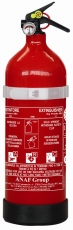 Pulver-Feuerlscher zugelassen nach MED mit Manometer 2kg Abgenommen in: UK/Frankreich