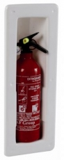Aufbewahrungsfach mit Schnappverschluss fr 1kg ANAF Feuerlscher