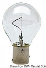 Glühlampe mit vertikalem Leuchtdraht 12V 15 W BAY15D Glühlampe mit vertikalem Leuchtdraht 12V 15 W BAY15D