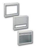 Opal Luken Fliegengitter mit Sonnenschirm Modell 20