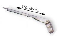 Niro Scheibenwischerarm verstellbar 210 bis 350mm fr Allpa 078300S und Allpa 078301S