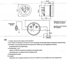 Temperaturanzeige Anzeige wei Blende wei Typ H2o 40-120 24V