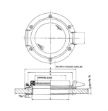 Bullauge rund und klappbar Niro 304 BBN5 Auenma =  190 mm