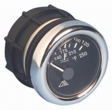 Temperaturanzeige Anzeige schwarz Blende schwarz Typ l 40-150 12V