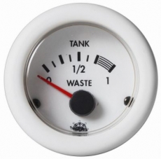 Waste Schmutzwasseranzeige Anzeige Anzeige wei Blende wei Spannung 12 V