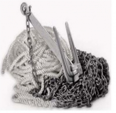 Ankerset Anker Modell Hallanker 6,2Kg + 35m Tau + 10m Kette Ankerset Anker Modell Hallanker 6,2Kg + 35m Tau + 10m Kette
