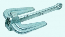Ankerset Anker Modell Hallanker 6,2Kg + 35m Tau + 10m Kette