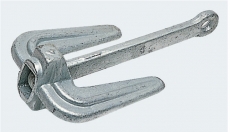 Ankerset Anker Modell Hallanker 6,2Kg + 35m Tau + 10m Kette
