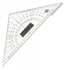 Kursdreieck aus Plexiglas