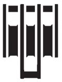 HS Sprenger - Groschotblock - 3 Rollen - Hundsfott - Schotklemme - Wirbel
