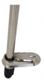 Mastlaterne Rundum- licht 360, Mast Edelstahl Niro, mit abnehmbaren Mast 620 mm
