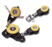 Aufklappbare Blcke Leine:  = 12 mm Scheibe:  = 40mm Bruchlast: 1400kg