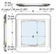 Roller Verdunkelungsrollo und Fliegengitter OCEANAIR X 442mm
