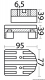 Anode f�r Heckantriebe Mercruiser Zink
