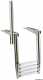 Ausziehbare Leitern f�r Badeplattform mit Haltegriff 5 Stufen BBN04