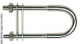 U Bolzen L�nge 155mm Platte 100x27mm