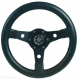 Steuerrad Lenkrad Delfino schwarz 340mm