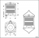 Positionslaterne, 12V Backbord Serie 55