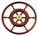 6-Speichen klassisches Steuerrad 460 mm