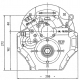Bootswendegetriebe TMC 345 Untersetzung 2,47