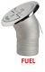 Einfllstutzen Quick Lock Fuel abgewinkelt 30 Grad 50mm