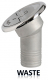 Einfllstutzen Quick Lock Waste abgewinkelt 30 Grad 38mm