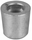 Hutmutter mit Zinkanode, komplett mit NIRO-Sicherungblech f�r 35mm Welle
