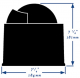 Ritchie Aufbaukompass Globemaster SP-5B fr Motor und Segelboote 5 Zoll schwarz