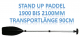 Stand up Paddel paddle fr die stehende Benutzung Lnge 210cm