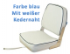 Klassischer Sitz mit einklappbarer R�ckenlehne blau