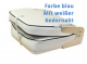 Klassischer Sitz mit einklappbarer R�ckenlehne blau