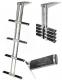 Ausziehbare Badeleiter DIVER f�r Badeplattform 4stufig