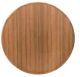 Tischplatte aus echtem Teakholz Rund Durchmesser 800mm