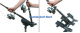 QUICKLIFT Angelrutenhalter F�r 3 rechts Angelruten zu stecken