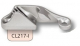 Clamcleat Tauklemme silber - fr 3 - 6mm Tauwerk - mit seitlichem Einzug CL217-I
