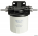 Benzinfilter mit Einweg-Filtereinsatz 10 Mikron. Halterung Aluminium