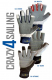 Offshore Segelhandschuhe - 2 Finger geschnitten, wei� Gr��e L