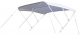 215/235cm Sonnenverdeck TESSILMARE Shade Master f�r Sportboote 3 B�gel