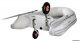 Slipr�der f�r Schlauchboote Typ HOCHKLAPPBAR und AUSZIEHBAR Heavy Duty lange Luftkammer und Doppelreifen