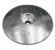 Ruderblatt und Trimm Anode schwere Ausf�hrung Durchmesser 125mm Aluminium