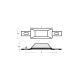 Anoden fr Bolzenmontage Anode 1kg with slotted holes 1kg Zink