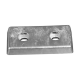 Anoden anschraubbar Plattenanoden Anode for Hull 210x100x30 Aluminium