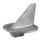 Mercury standard trim tab Anode 35 PS und mehr 31640 Aluminium