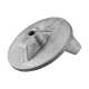 Mercury Plate for engines Anode 50 bis 140PS 46399 Zink
