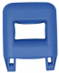 Treppenfender 1-Stufen: 25 x 12 x 36 cm - 2,0 kg Farbe: blau