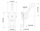 Einhebel-Einbauschaltbox f�r die Wandmontage B310CH, verchromt